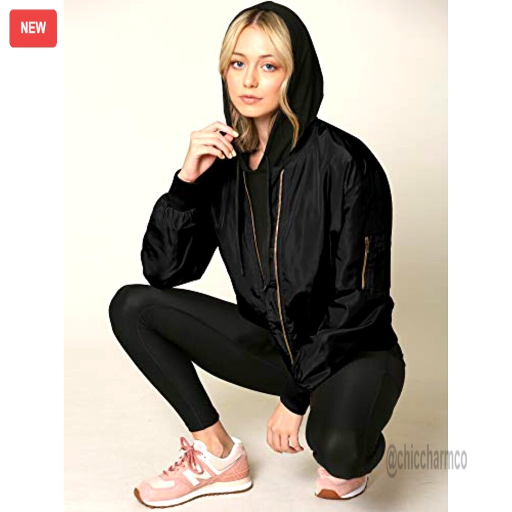 Classic Lightweight Bomber Jacket Multi Pocket Wi… - image 4